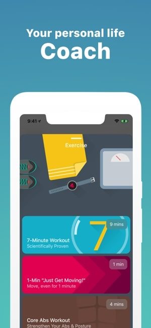 Screenshot of Fabulous app showing Personal Life Coach