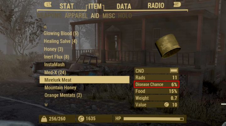 Fallout 76 Check Disease Chance