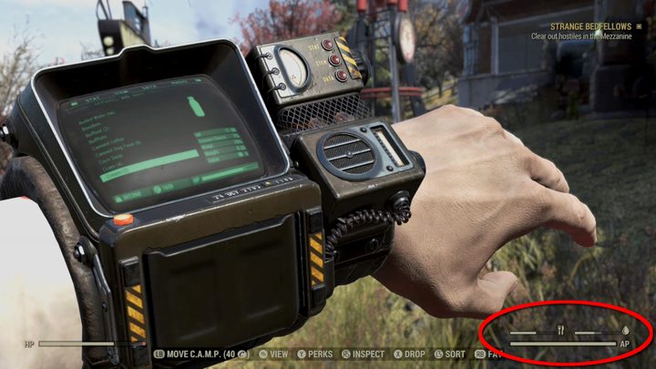 Fallout 76 Hunger and Thirst