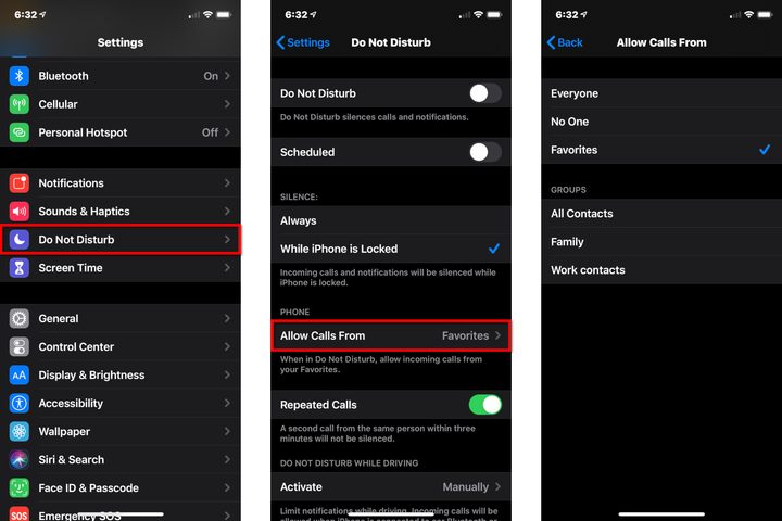 iPhone Do Not Disturb