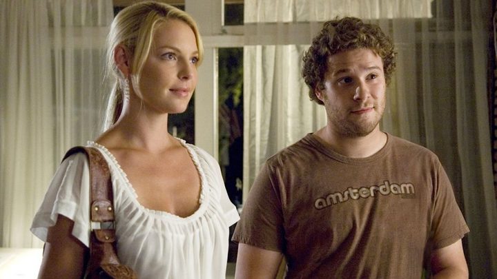 Katherine Heigl and Seth Rogen in Knocked Up