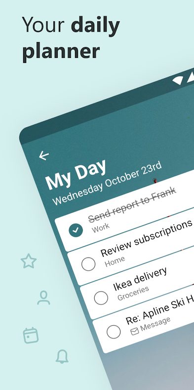 Microsoft To Do daily planner
