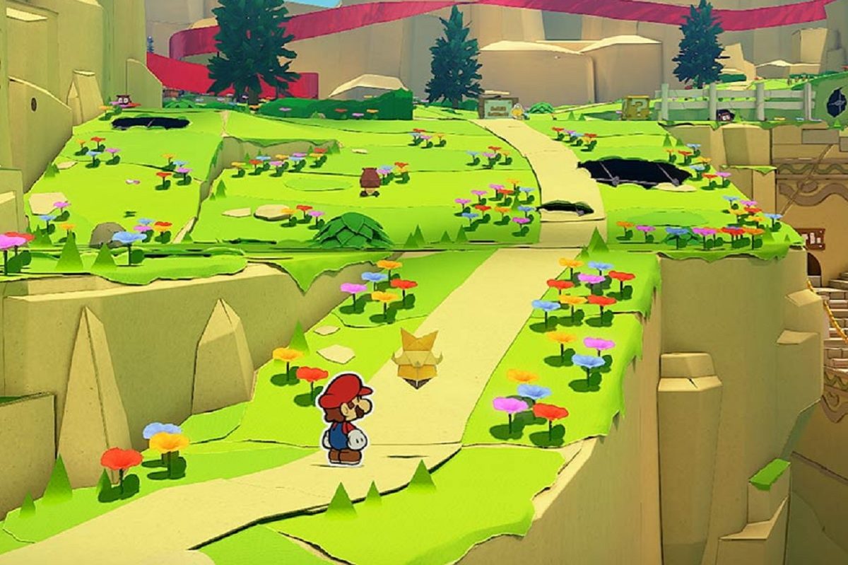 Screenshot of Paper Mario: The Origami King