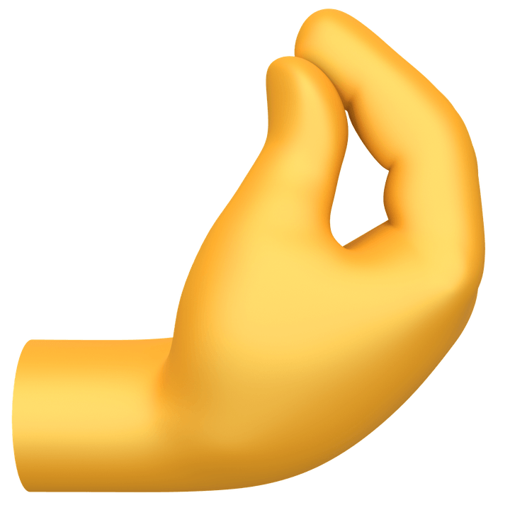 new apple google emojis revealed 2020 pinchedhand