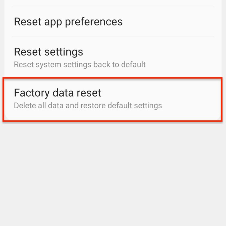 how to speed up your android phone reset2