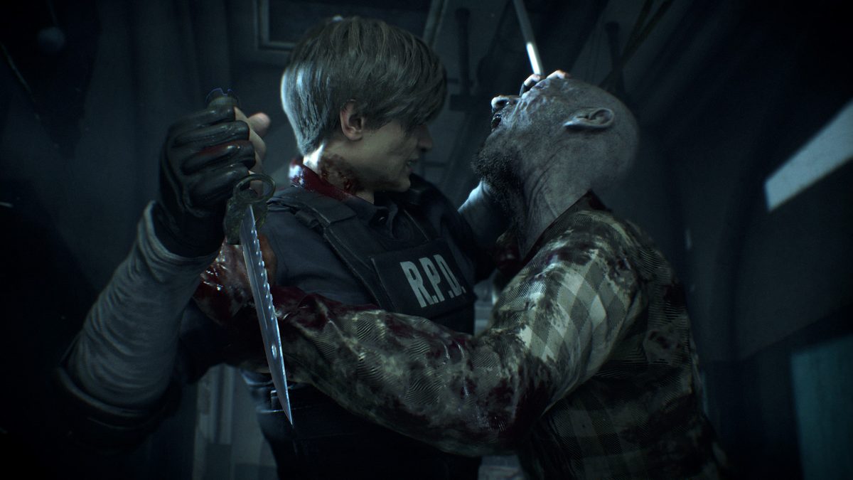 screenshot of resident evil 2 remake on pc