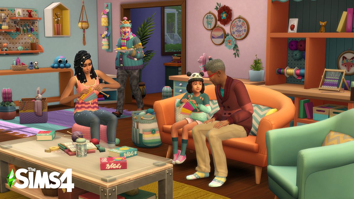 The Sims 4 Nifty Knitting Stuff Pack screenshot