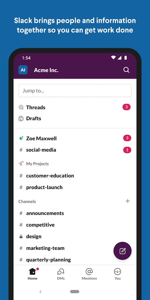 best work from home apps slack1