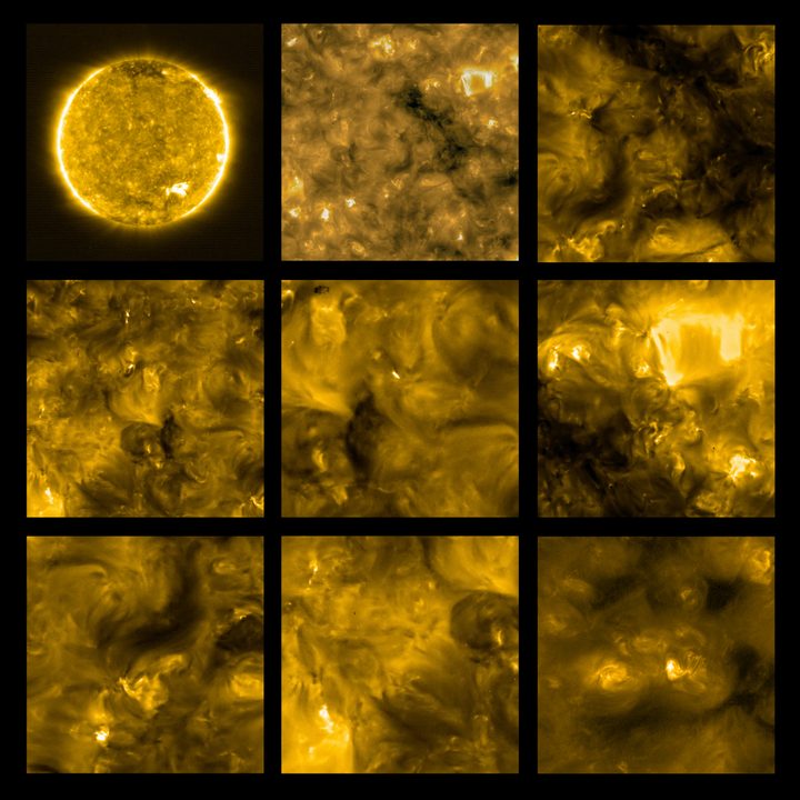 First views of the Sun obtained with Solar Orbiter's EUI