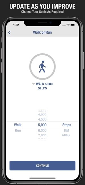 Screenshot of Streaks app with statistics showing your improvements