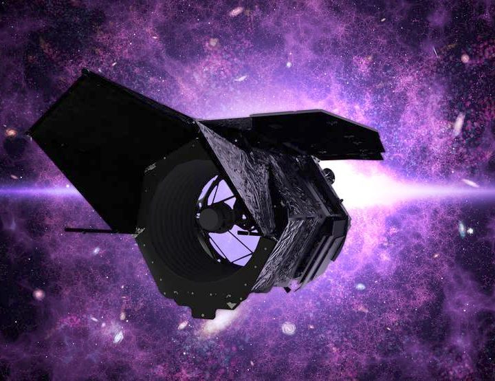 Artist's rendering of NASA’s Nancy Grace Roman Space Telescope.