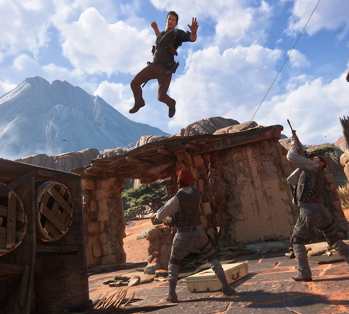 screenshot of uncharted 4 on ps4