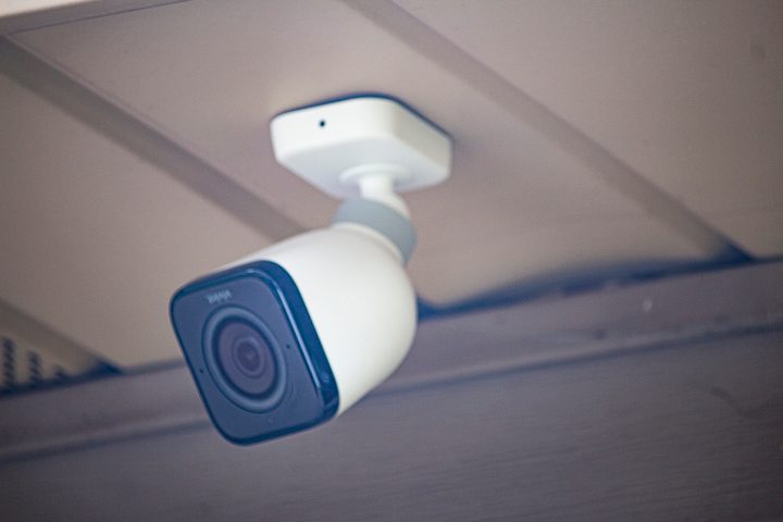 The Vivint Outdoor Camera is small and unobtrusive.