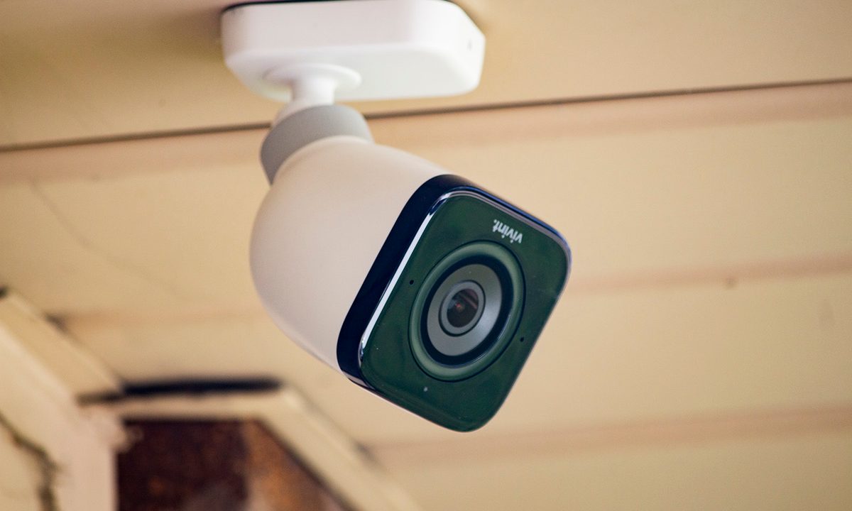Photo of the Vivint outdoor camera.