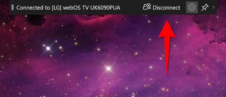 Windows 10 Miracast Disconnect