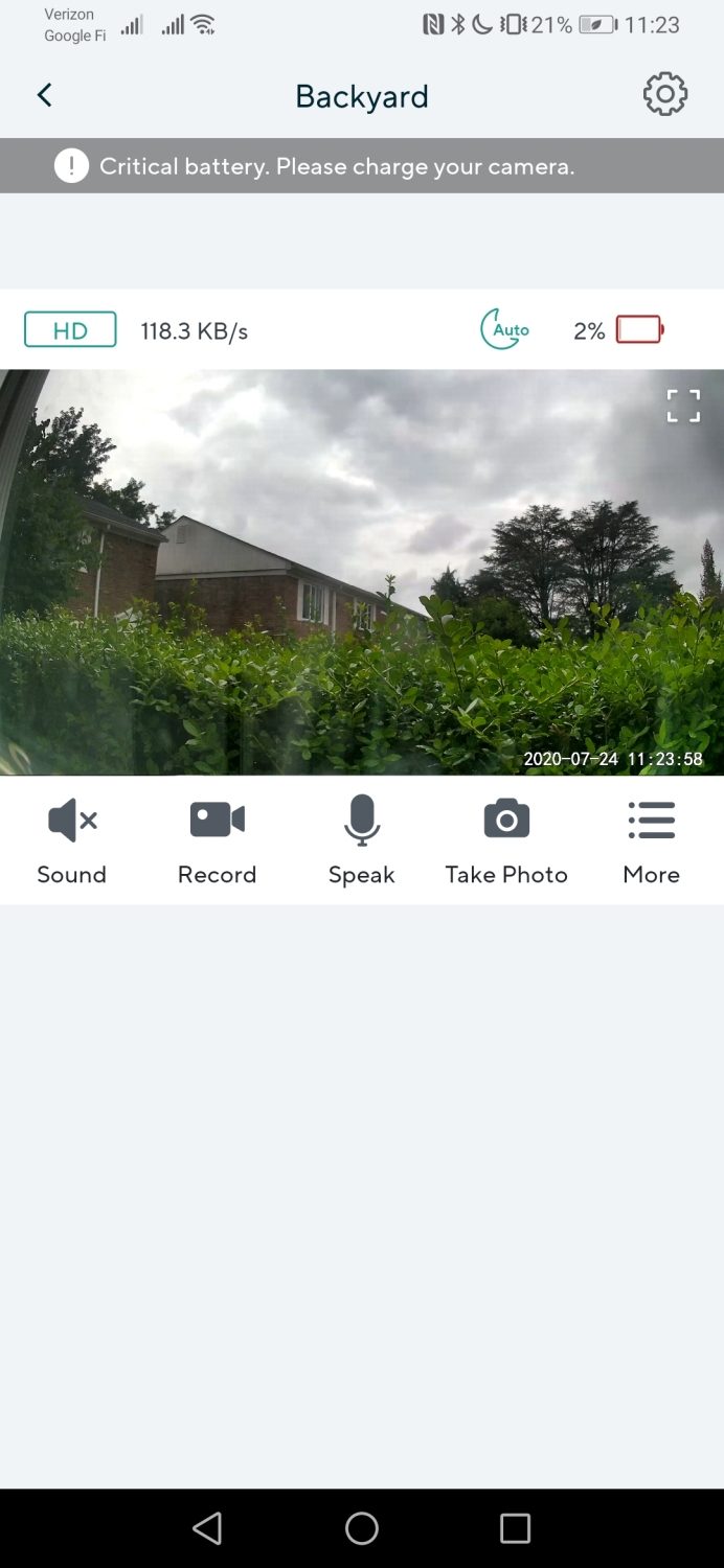 wyze cam outdoor review app 3 of 4