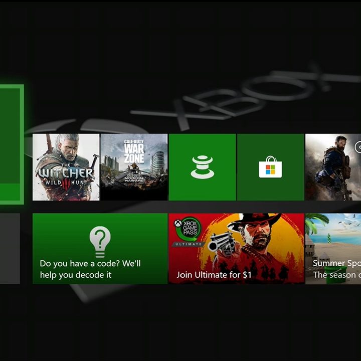 xbox tips tricks homescreen