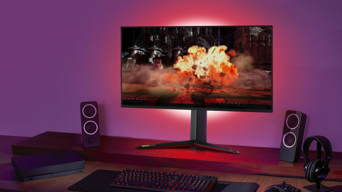 27'' UltraGear 4K UHD Nano IPS 1ms 144Hz G-Sync Compatible Gaming Monitor