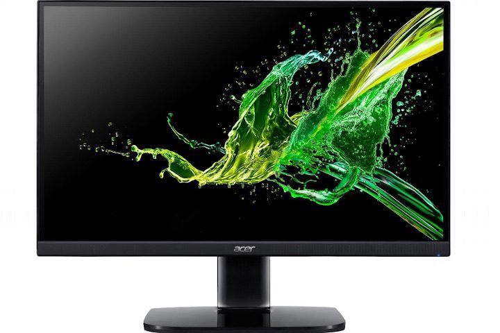 Picture of a monitor supporting G-Sync.