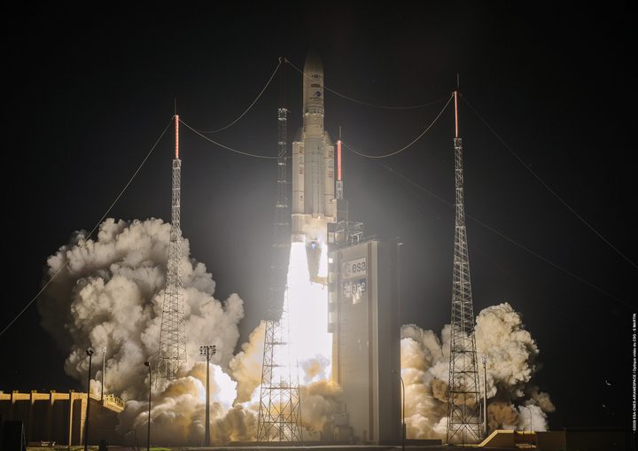 On 15 August 2020, Ariane 5 flight VA253 lifted off from Europe’s Spaceport in French Guiana and delivered two telecom satellites Galaxy-30 and BSAT-4B, and the Mission Extension Vehicle (MEV-2), into their planned transfer orbits.