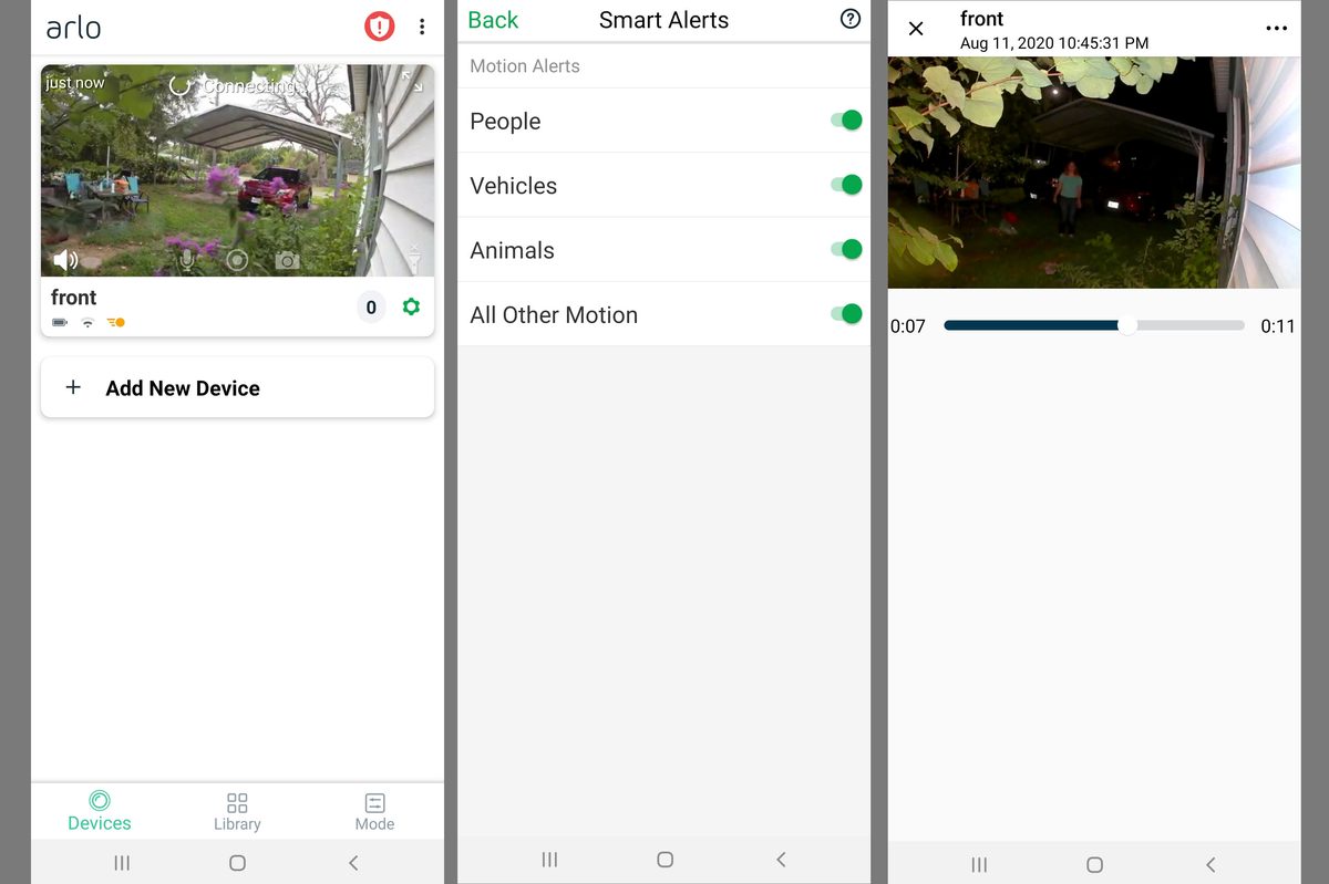 Arlo Essential app