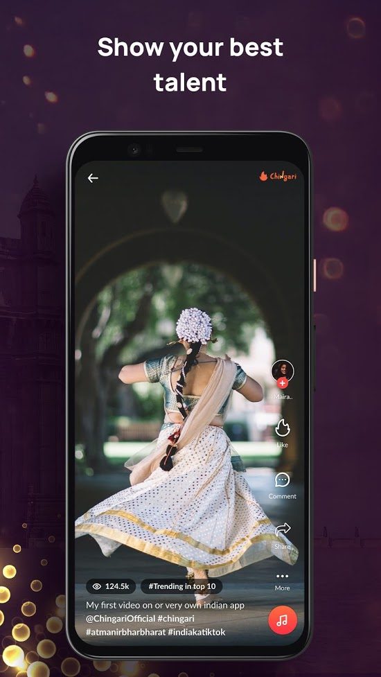best tiktok alternative apps chingari1