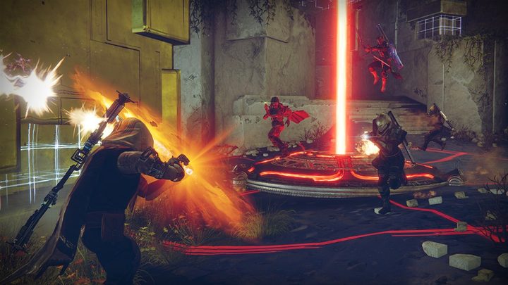 Screenshot from the Crucible in Destiny 2