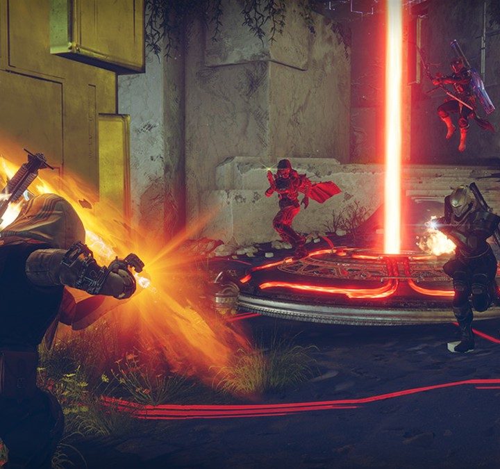 Screenshot from the Crucible in Destiny 2