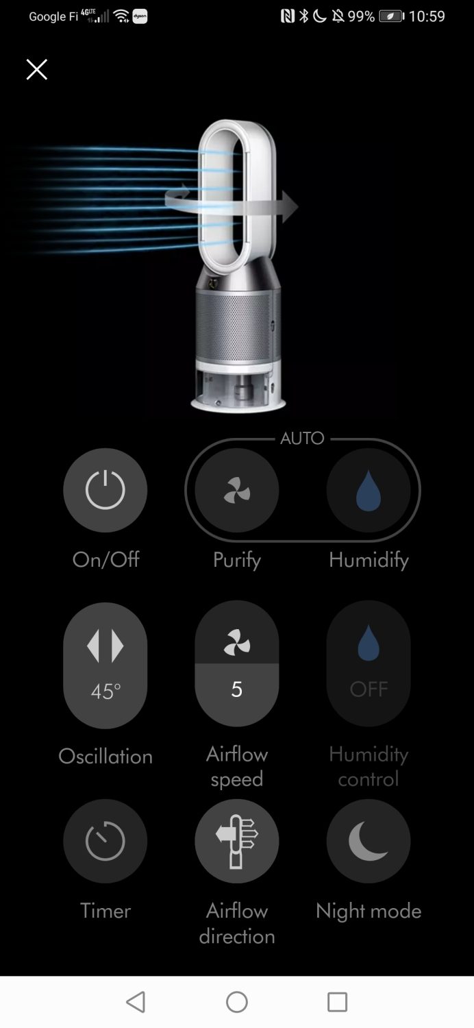 dyson pure humidify cool review link app 1 of 3