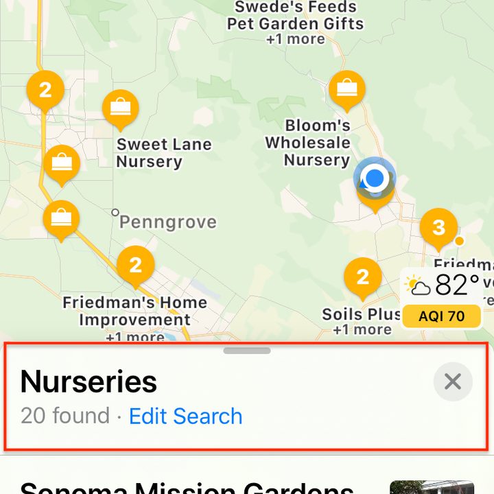 apple maps tips garden2