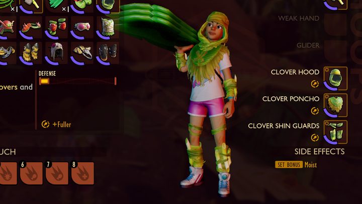 Grounded armor tier list Mite Hat Clover set