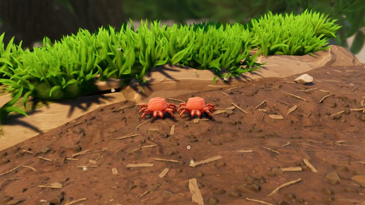 Grounded lawn mite location