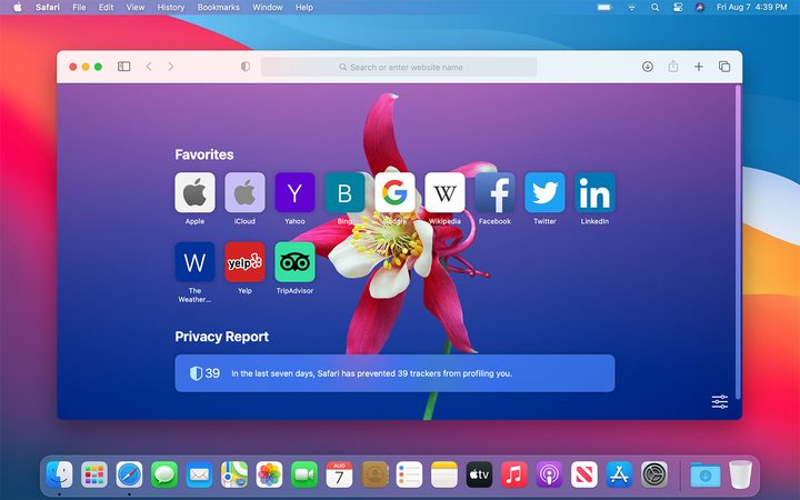 MacOS Big Sur hands-on review: Safari start page