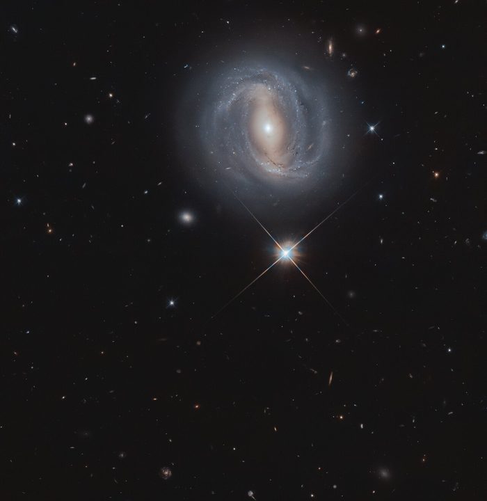 The barred spiral galaxy known as NGC 4907