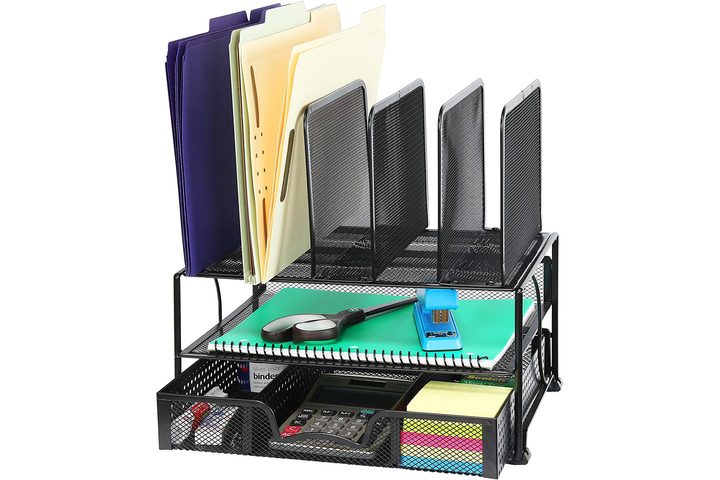 SimpleHouseware Mesh Desk Organizer