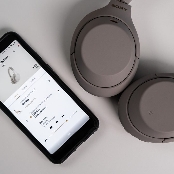 Sony WH-1000XM4 and their companion app.