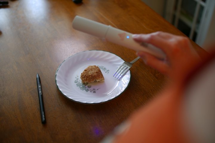 5 second rule with UVC light wand