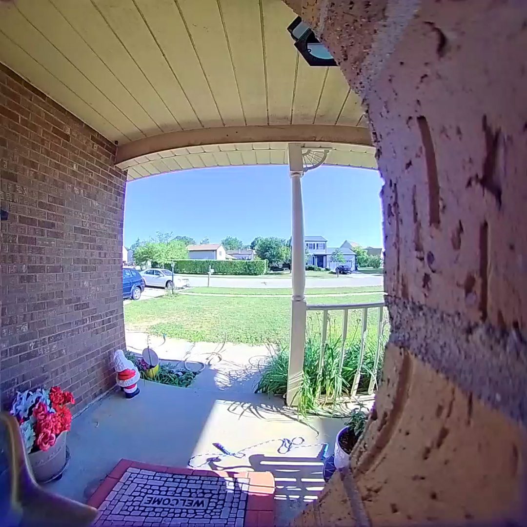 Snapshot from the Vivint Doorbell Camera Pro