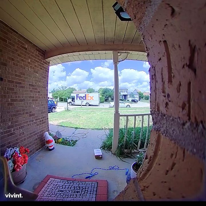 Screenshot of the Vivint camera.
