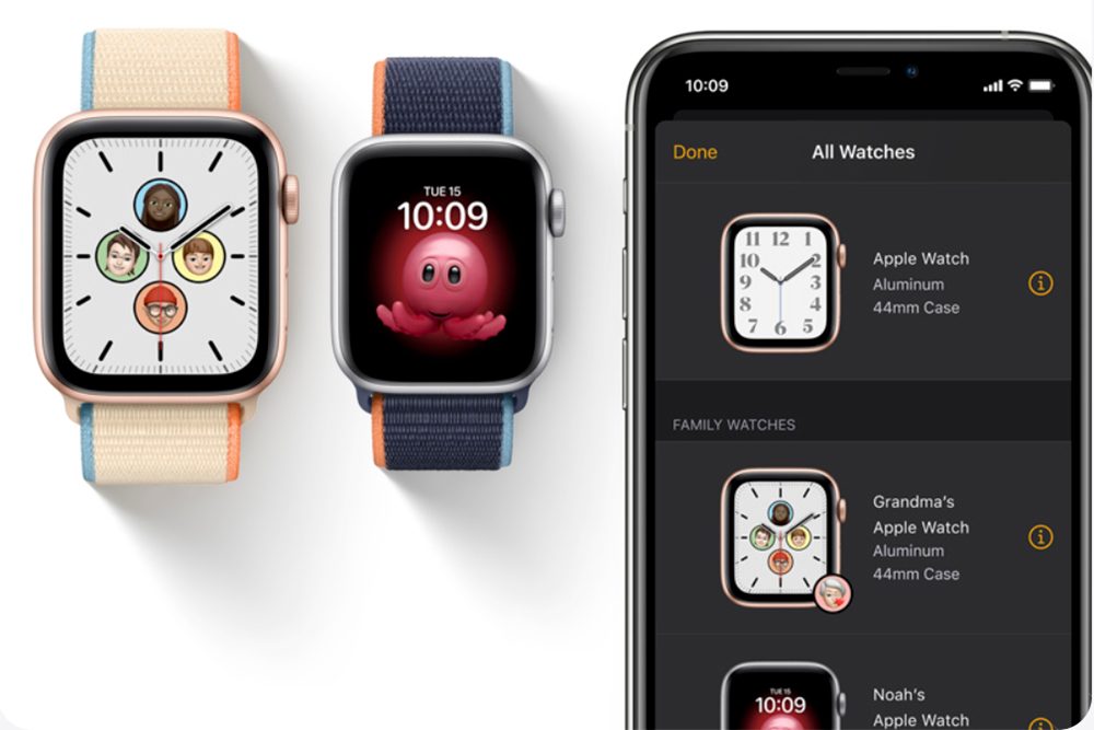 Apple Watch family setup.