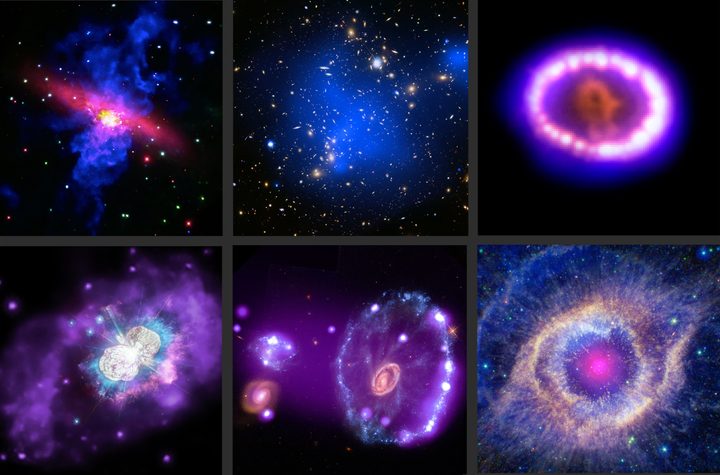 Selection of images made using data from NASA's Chandra X-ray Observatory