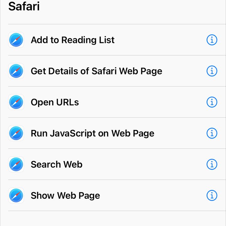 Choosing web shortcut