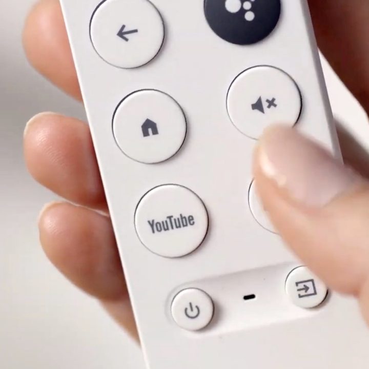 Chromecast with Google TV remote.