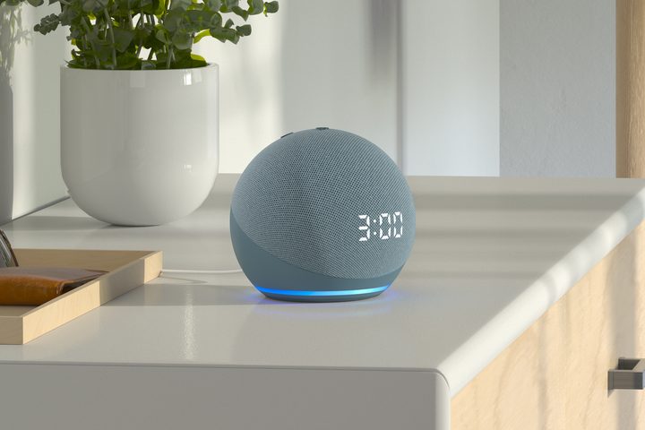 Echo Dot 4th Gen Clock Model
