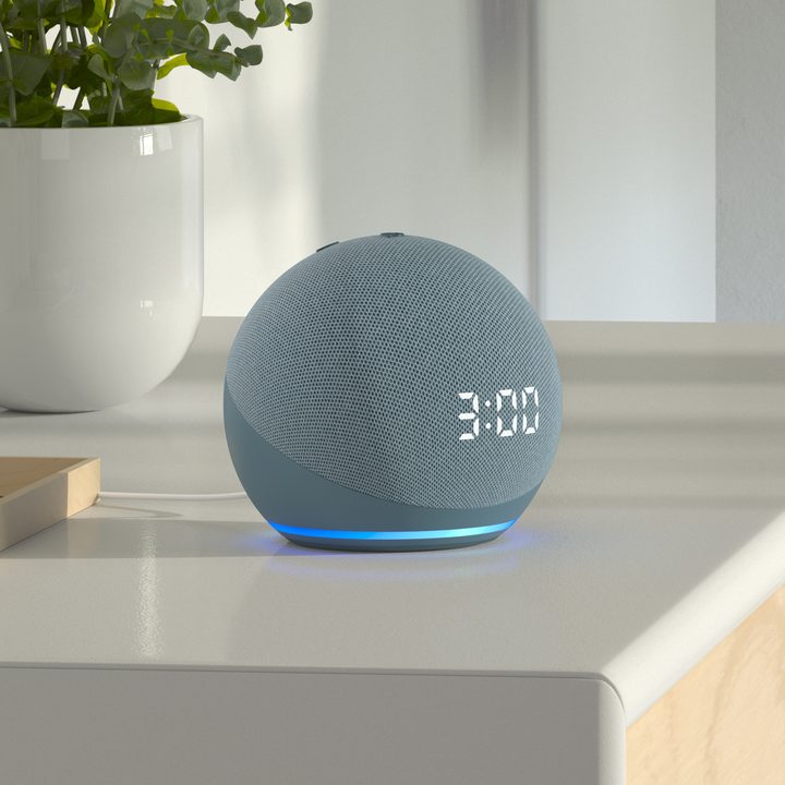 Echo Dot 4th Gen Clock Model