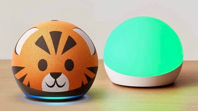 Image of Echo Dot 4th gen with Echo Glow