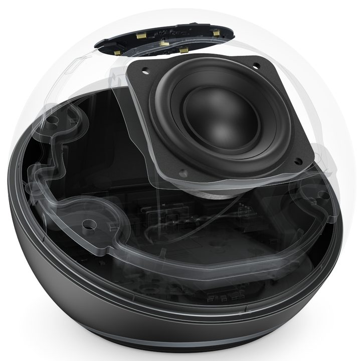 Internal speaker diagram of the Echo Dot 4th Gen.