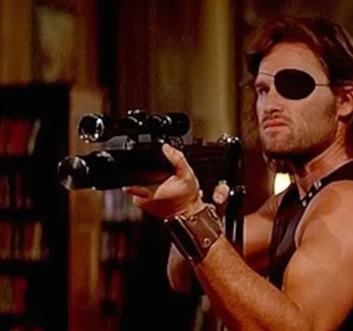 Kurt Russell in Escape From New York.