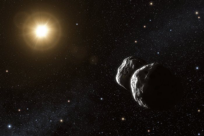 Artist’s impression of the asteroid (234) Barbara.