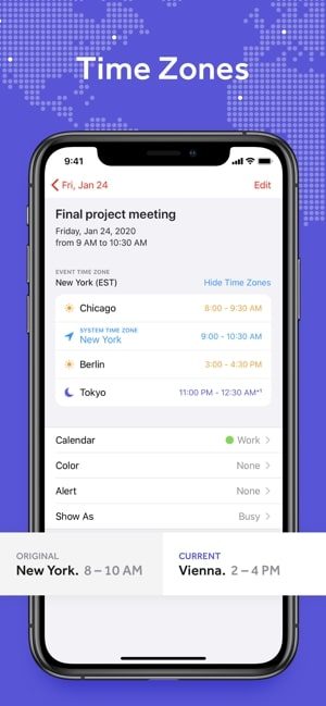 best apps for small businesses fantastical2 app time zones screenshot 3